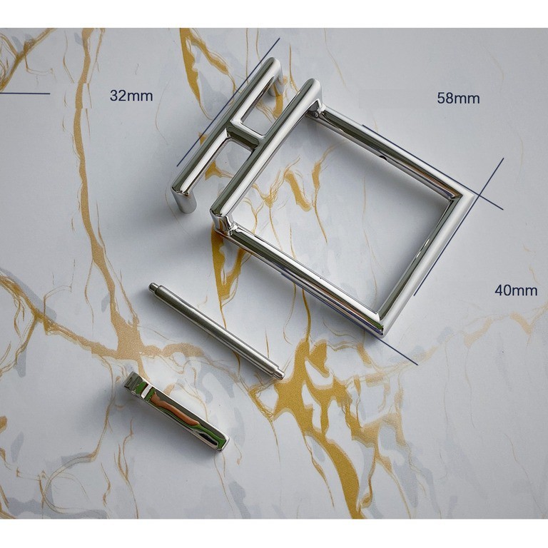 Mặt dây lưng H Nathan size 32mm và 38mm - phụ kiện làm đồ da dây lưng thủ công