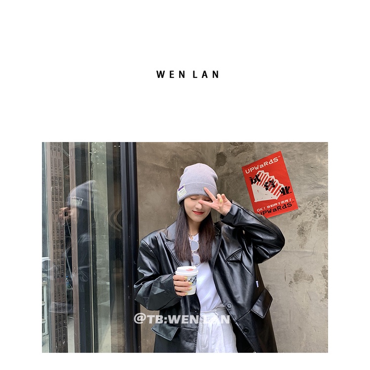 Nón len giữ ấm phong cách Hàn Quốc thời trang cho nữ
