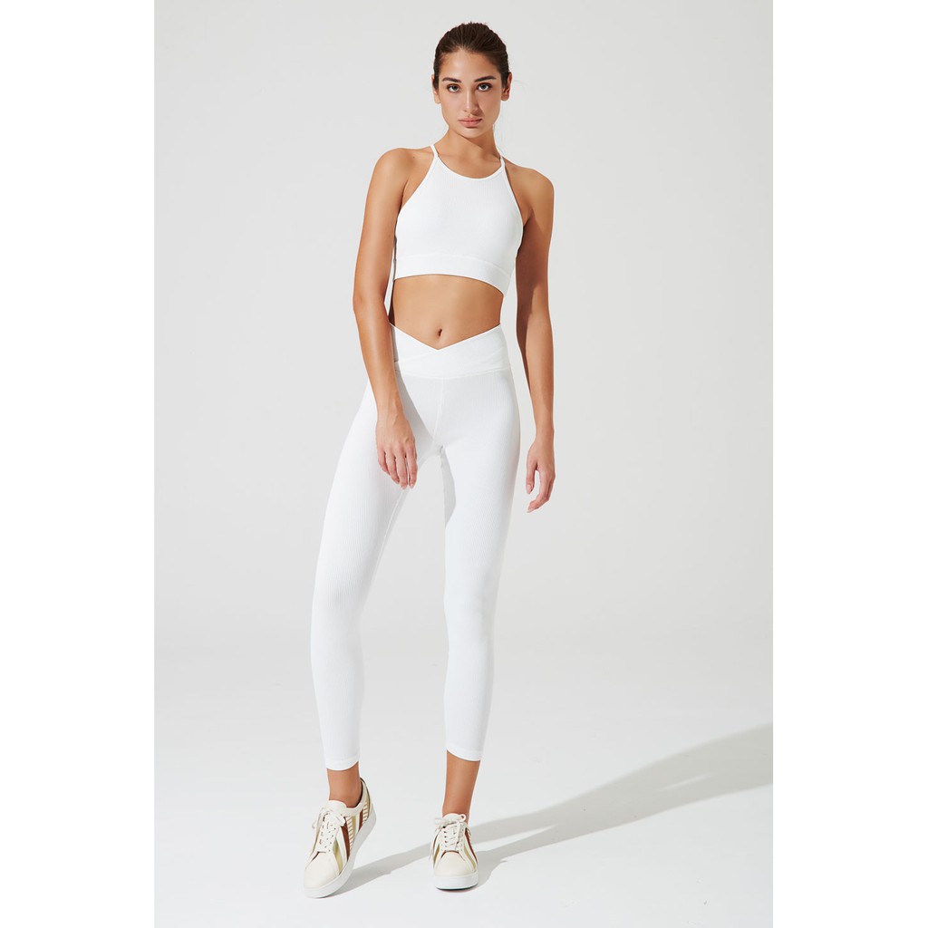 OLABEN Quần tập Yoga Gym V-WAIST RIBBED LEGGING