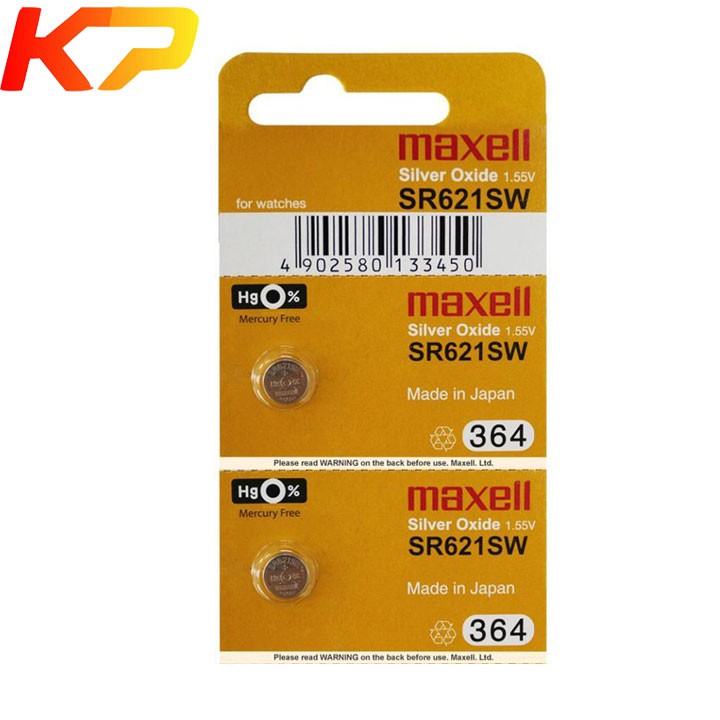 pin đồng hồ sr621sw sr621 364 maxell chính hãng.