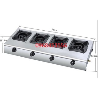 Bếp gas 4 họng - 4 cửa