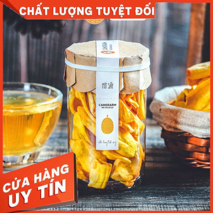 L'ANGFARM | Mít sấy hũ 60g An toàn vệ sinh, không chất bảo quản.