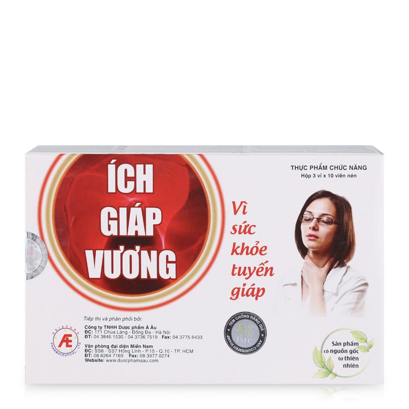 Ích giáp vương - Tăng cường và duy trì sức khỏe của tuyến giáp, điều hòa chức năng tuyến giáp