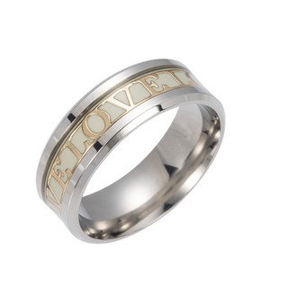 Nhẫn nam dạ quang phát sáng