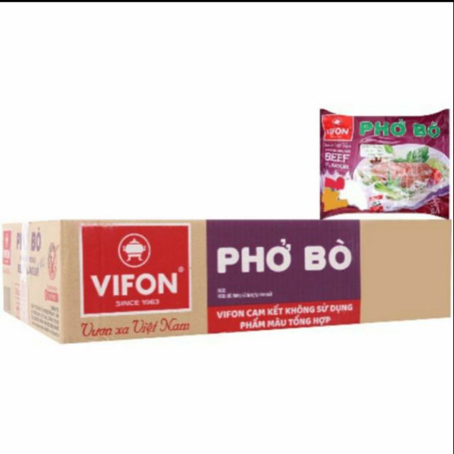Phở bò Vifon thùng 30 gói