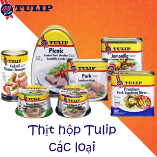 (5 loại) Thịt hộp Tulip các loại 200gr - 340gr