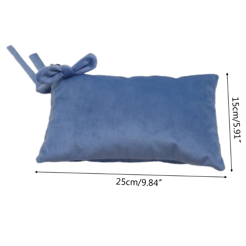 Set 2 Món Gồm Gối + Băng Cài Đầu Làm Phụ Kiện Chụp Ảnh Cho Bé Sơ Sinh