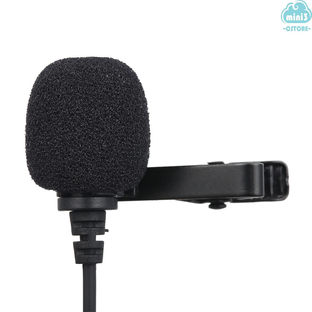(V06) TYPE-C Recording Microphone Lapel Clip-on Mic for IOS Android/Windows Cellphones Clip Podcast Noiseless Microphone for Bloggers with 3.0m Wire