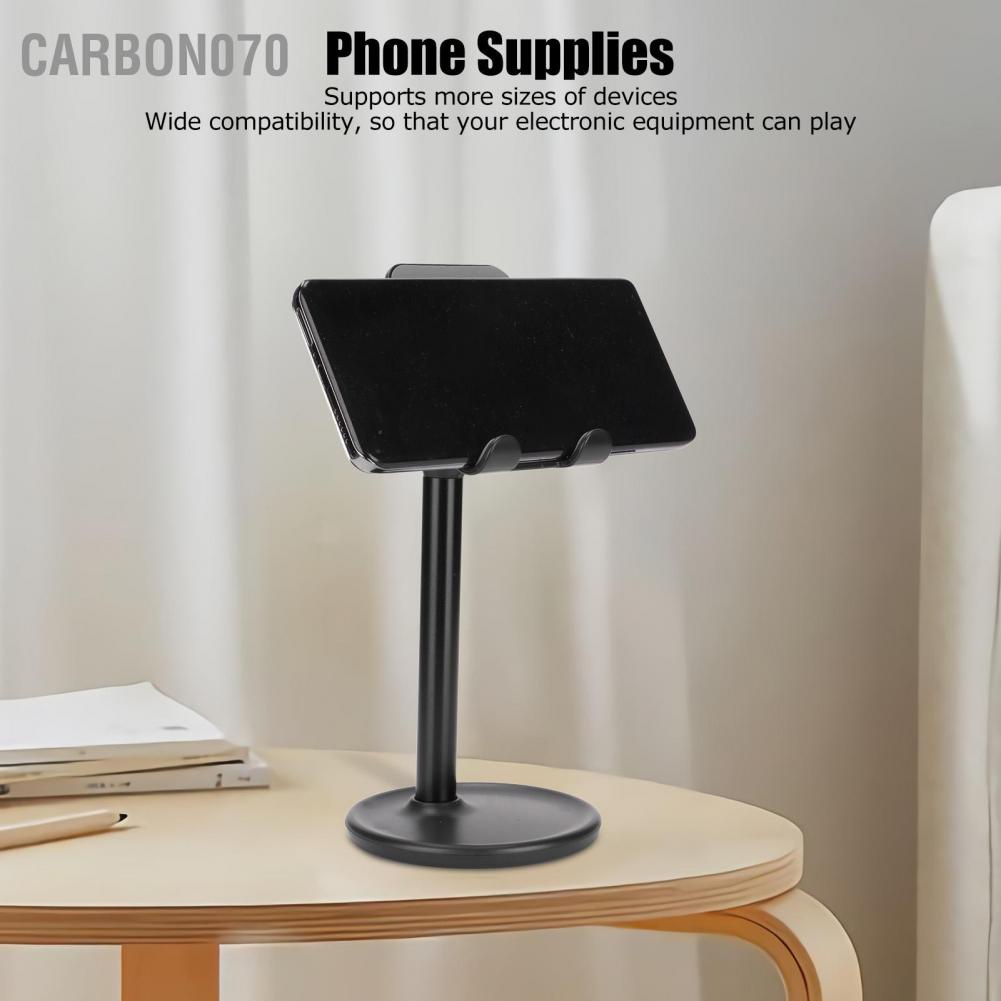 Carbon070 Phone Holder Aluminium Alloy Adjust 45 Degrees User Friendly Design Cell Stand