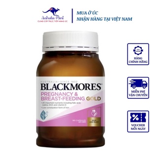 Viên Uống Blackmores Pregnancy Gold Úc Bổ Sung Vitamin, Dưỡng Chất Cho Bà Bầu 180 Viên