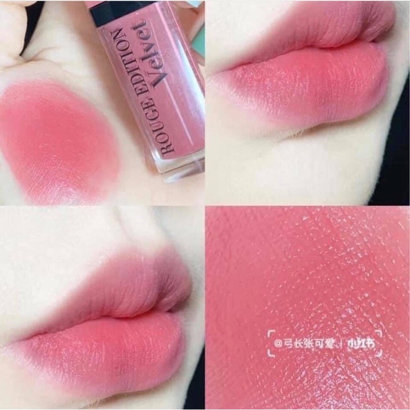 Son Bourjois 09 BJ velvet Hồng cam san hô