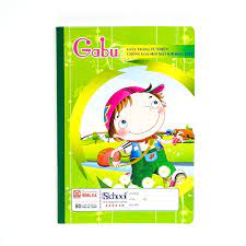 Vở 4 Ô ly Hồng Hà 80 trang School Gabu - HOKAMI Store