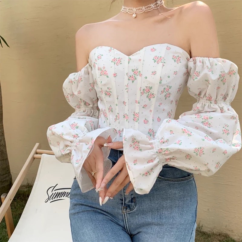 Áo trễ vai Croptop | BigBuy360 - bigbuy360.vn