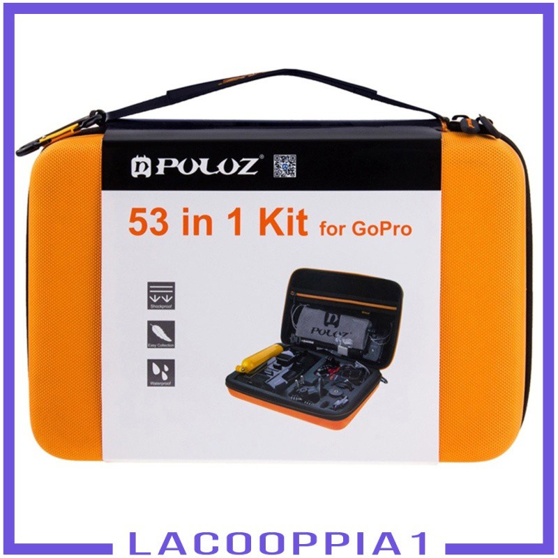 [LACOOPPIA1] 53-in-1 Accessories Kit for GoPro Hero 7 6 5 4 3 2 for NEW HERO Pro Camera