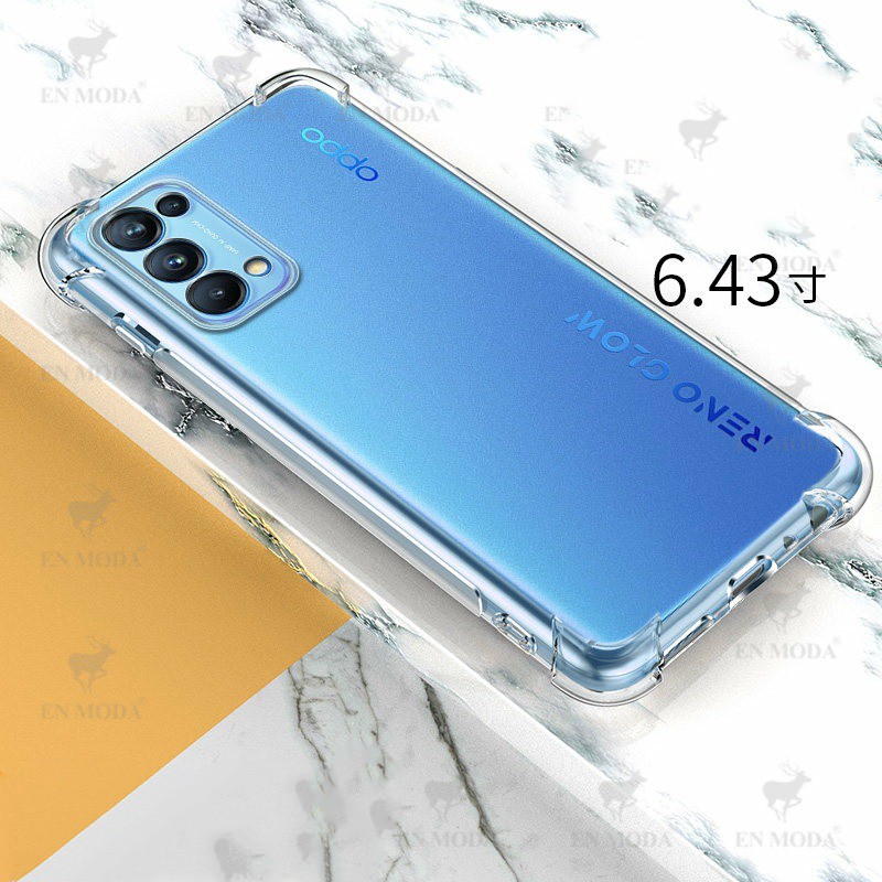 Ốp lưng Oppo Reno 5 / Reno 5 5G / Reno 6Z 5G / Reno 6 5G / Reno 7 5G dẻo trong suốt lồi 4 góc chống sốc lâu ố vàng