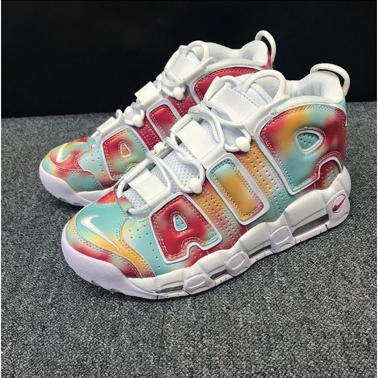 (FULL BOX) Giày Thể Thao NIKE AIR MORE UPTEMPO Bảy Sắc
