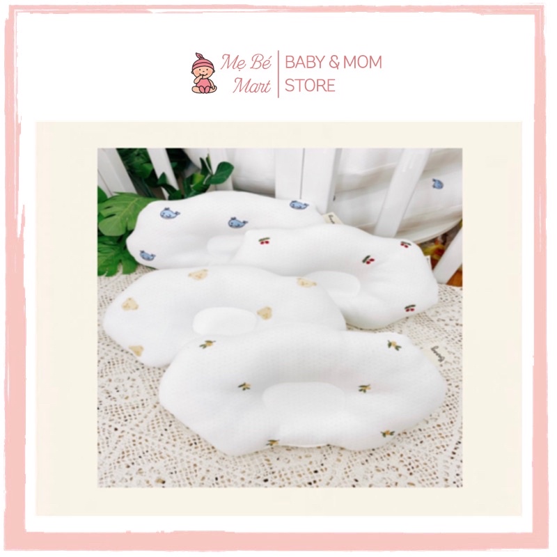 [Ảnh Thật] Gối Thông Hơi Chống Ngạt Cao Cấp Bunny Cho Bé Từ Sơ Sinh