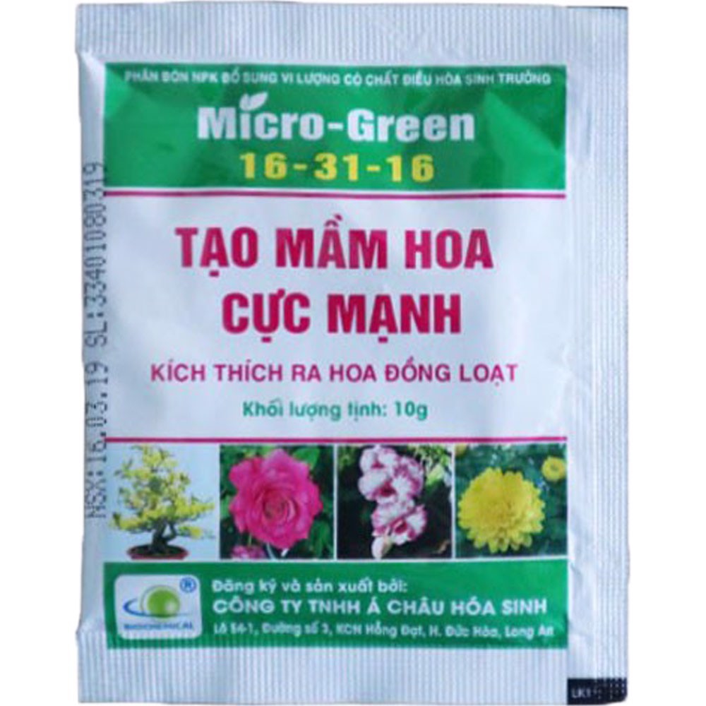 Kích thích ra Hoa cực mạnh, Nhiều nụ, Xanh lá, Tốt rễ, Phục hồi sau ra hoa Micro-green