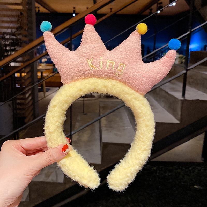 Băng đô tai thỏ họa tiết hoa/chuột Mickey dễ thương phong cách Hàn quốc