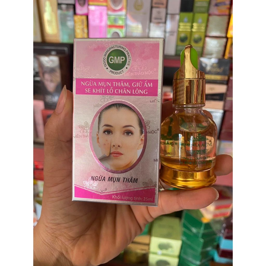 Serum ngừa mụn thâm - giữ ẩm - se khít lỗ chân lông Miền Thảo Mộc 25ml
