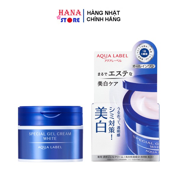 Kem Dưỡng Da 5 Trong 1 Xanh Shiseido Aqualabel Special Gel Cream-Kem Chống Lão Hóa Da.