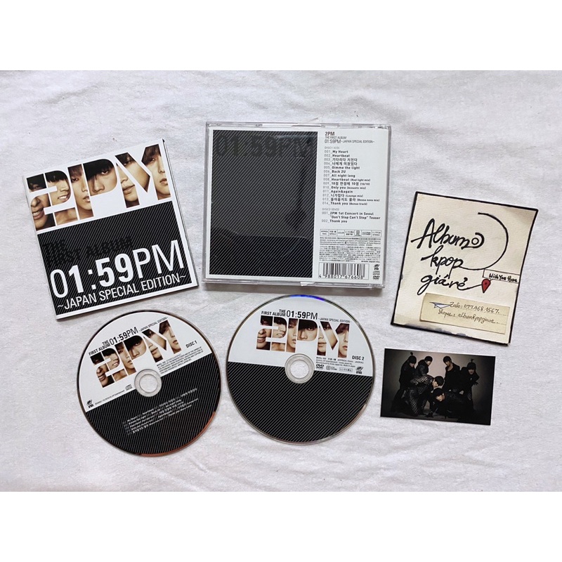 2PM album Nhật Legend of 2pm đã khui seal, gồm 2 DVD photobook và box như hình.