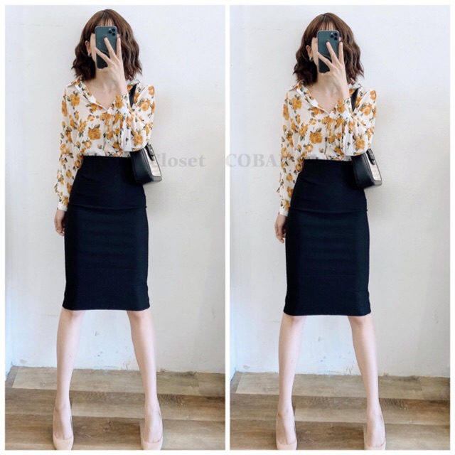 [Ảnh thật- có clip ] Chân váy bút chì dài siêu HOT | BigBuy360 - bigbuy360.vn