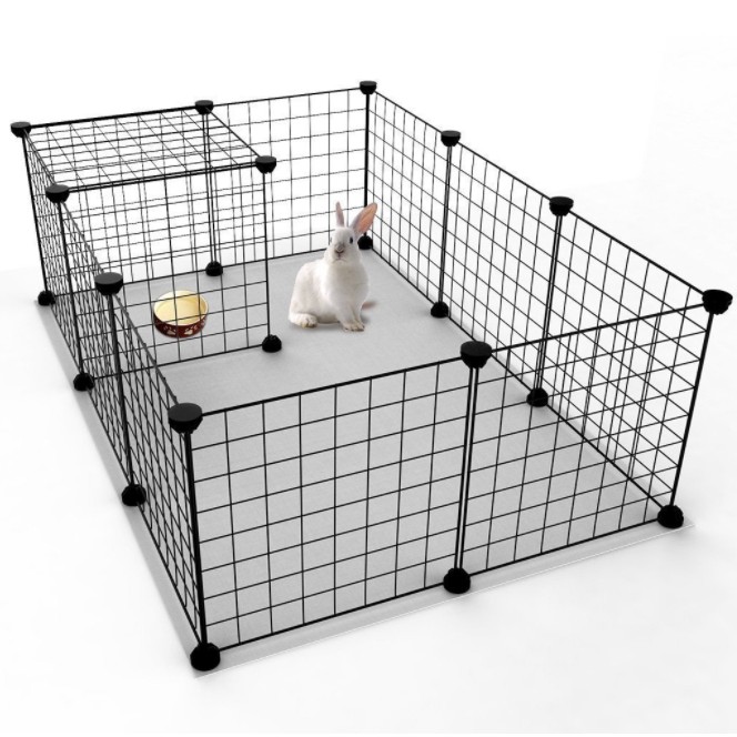 BỘ CHUỒNG QUÂY CHÓ MÈO-PET IU- THÚ CƯNG 12 TẤM GHÉP