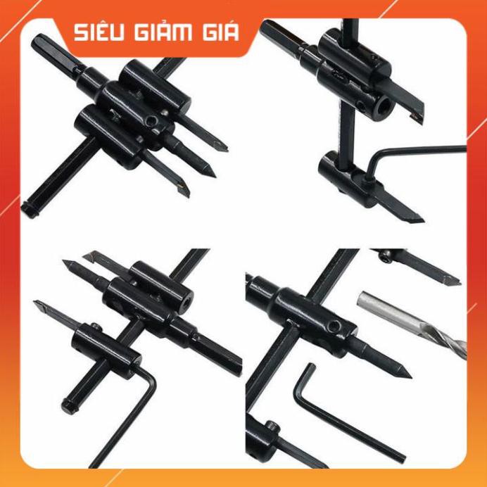 Bộ mũi khoét lỗ thạch cao trần Twin- Star làm từ hợp kim cao cấp  cứng rắn, chịu lực tốt cho ra những lỗ cắt đẹp mắt.