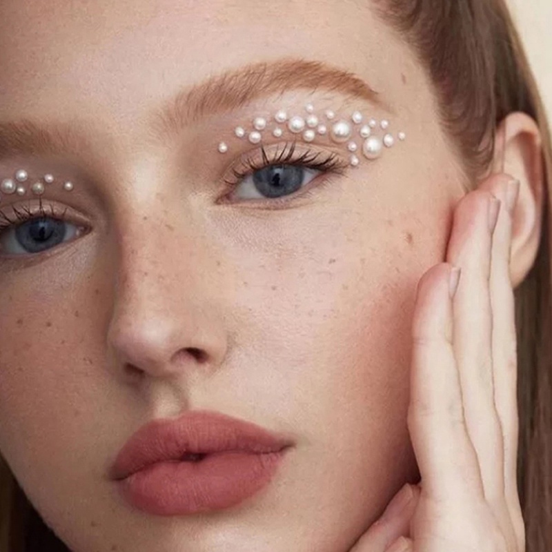 Miếng Dán Trang Trí Mắt/Mặt Tạm Thời Đính Đá 3D Lấp Lánh JP5