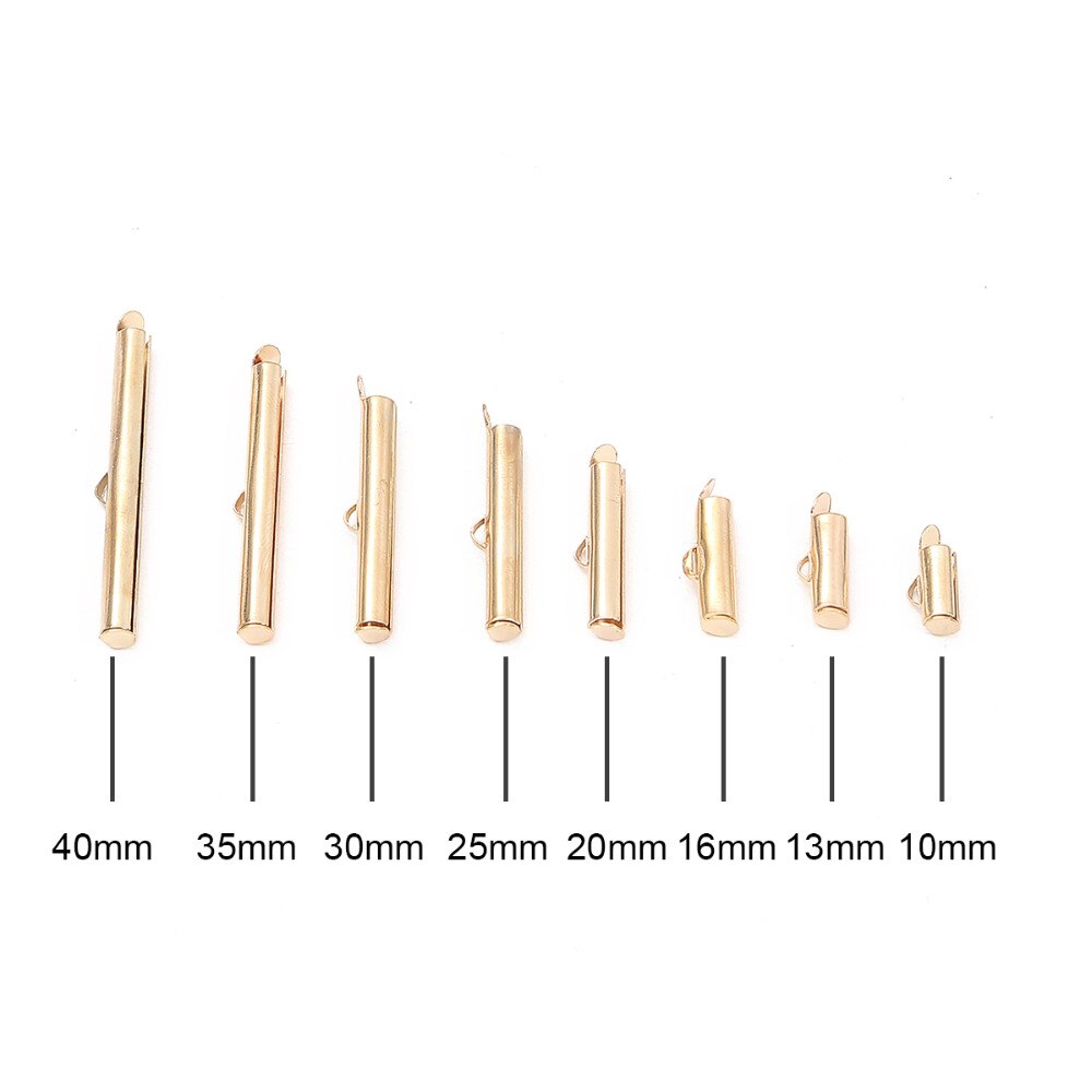 Móc cài chất liệu hợp kim trơn màu 10/ 13/ 16/ 20/ 25/ 30/ 35/ 40mm dành cho tự làm trang sức tiện lợi