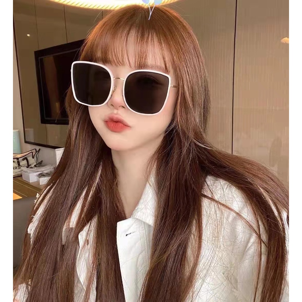 Kính Mát Chống Tia UV Gọng Lớn Phong Cách Harajuku Hàn Quốc Mới 2022 Cho Nữ