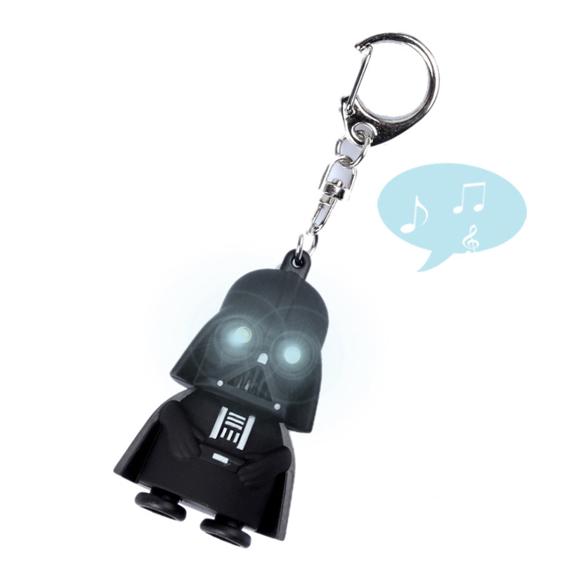 Móc Khóa Hình Nhân Vật Darth Vader Có Đèn Led