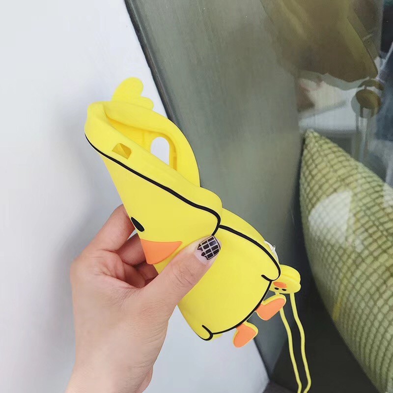Ốp Điện Thoại Silicon Hình Vịt Sally Cho iPhone 14 14 pro 14 PROMAX 14 Plus 13 12 11 pro MAX X XS XR XS MAX 6 6s 7 8 Plus