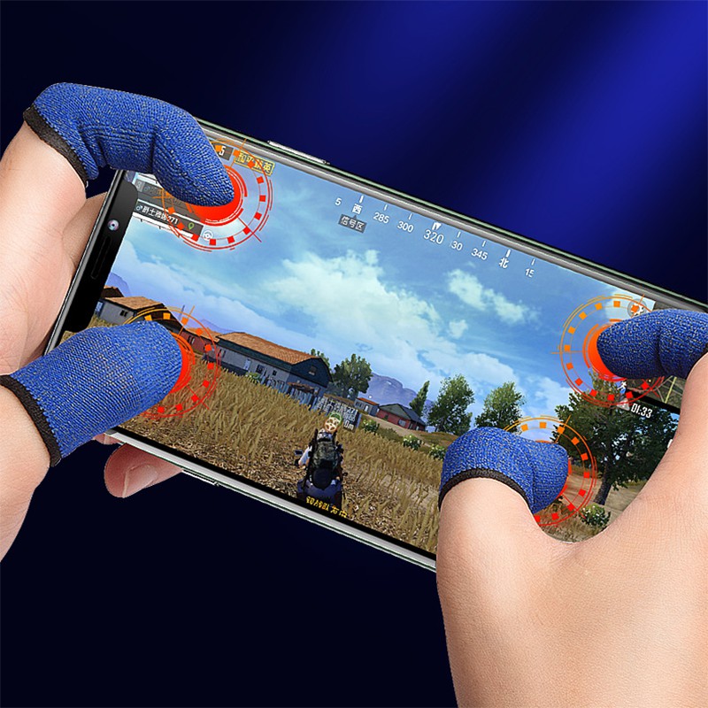 Bộ 2 găng đeo ngón tay chuyên dụng chơi game mobile chống ra mồ hôi tay