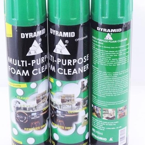 Chai Xịt Bọt Đa Năng Vệ Sinh Ghế Da Nội Thất Ô Tô Foam Cleaner Màu Xanh