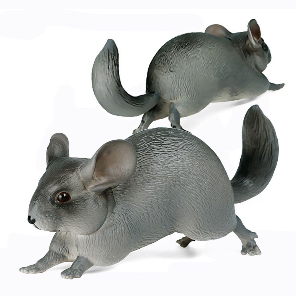 Mô Hình Chú Chuột Chinchilla Sống Động Như Thật Cho Bé