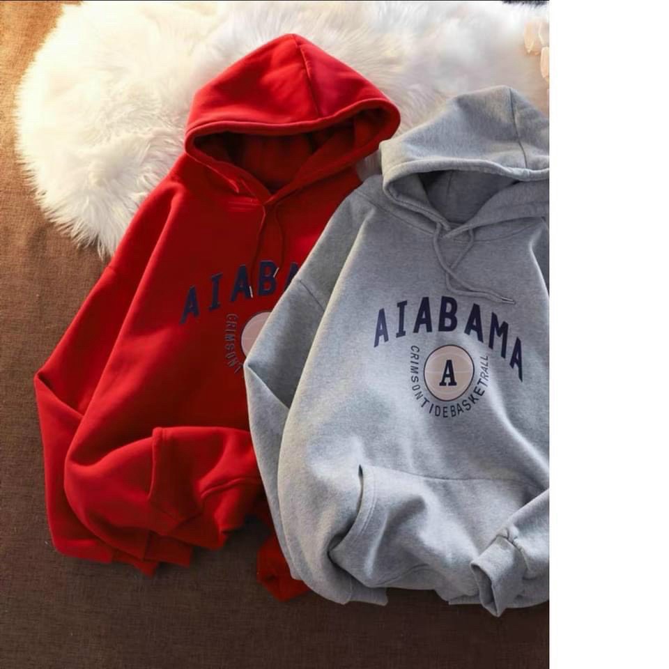 (FREE SHIP) ÁO KHOÁC HOODIE NAM NỮ CẶP ĐÔI THỜI TRANG  ALABAMA THỜI TRANG CHO BỐN MÙA SHOP VLTN