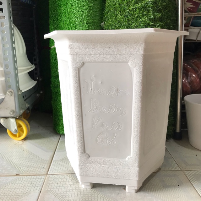 Chậu lục giác nhựa trồng cây