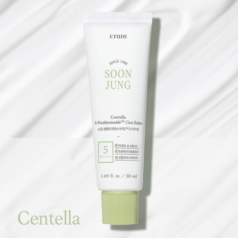 Kem Dưỡng Etude House Soon Jung Centella 5-Panthensoside Cica Balm phục hồi da mụn, nhạy cảm