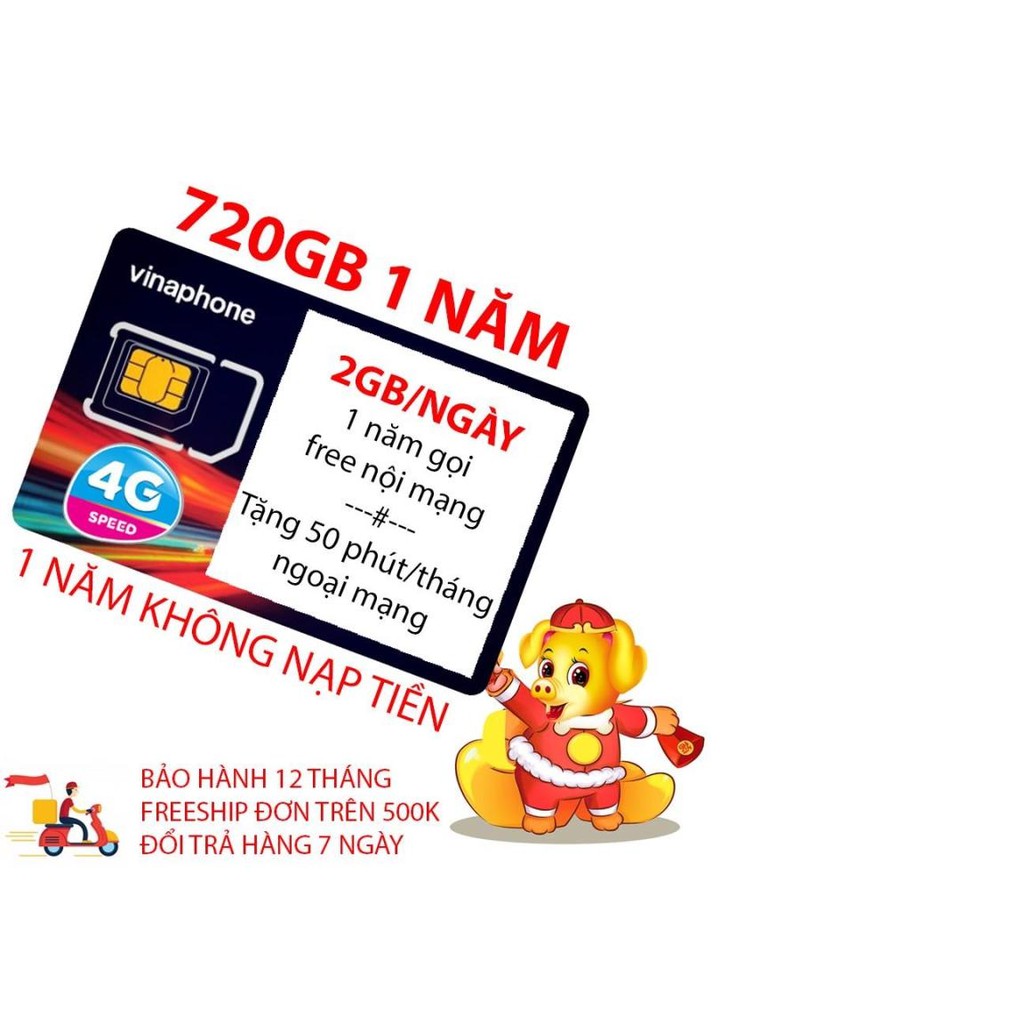 SIM 4G - VD89 1Năm ( DATA + Gọi MIỄN PHÍ +CẢ NĂM ) 2GB/Ngày Không Cần Nạp Tiền - Nhiều gói lựa chọn - Bảo Hành 12 Tháng