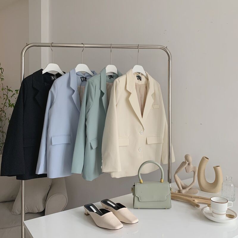 Blazer khuy túi 2 bên pastel AK-8865 | BigBuy360 - bigbuy360.vn