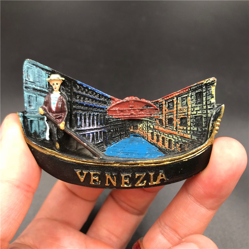 Nam Châm Dán Tủ Lạnh Ý rome Ventism Bộ Sưu Tập Du Lịch Bằng Nhựa resin Cao Cấp