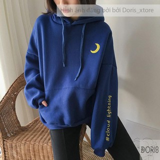 Áo Khoác Hoodie Unisex💥Áo Khoác Hoodie Nỉ Form Rộng Dáng Unisex Hình Thời Tiết Doris_xtore