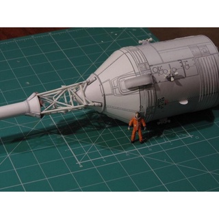 (Thiết kế chuẩn) Bộ kit mô hình giấy 3D Tên lửa Saturn V