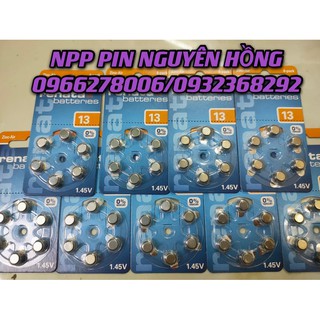 Pin máy trợ thính renata a13 loại tốt vỉ 6 viên