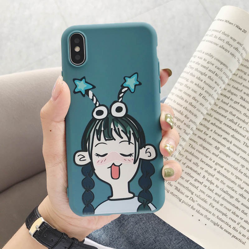 Ốp lưng iphone ELF Couple TPU trơn dẻo mềm 5/5s/6/6plus/6s/6splus/7/7plus/8/8plus/x/xr/xs/11/12/pro/max/plus/promax | BigBuy360 - bigbuy360.vn