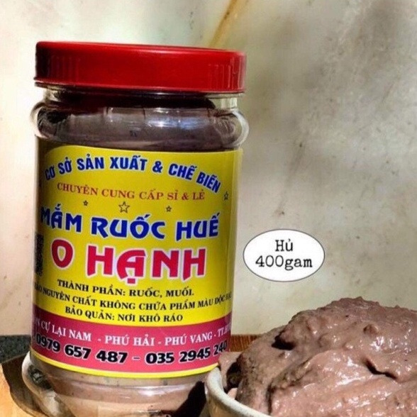 Mắm ruốc nấu bún bò nguyên chất O Hạnh 400g - Đậm đà vị Huế