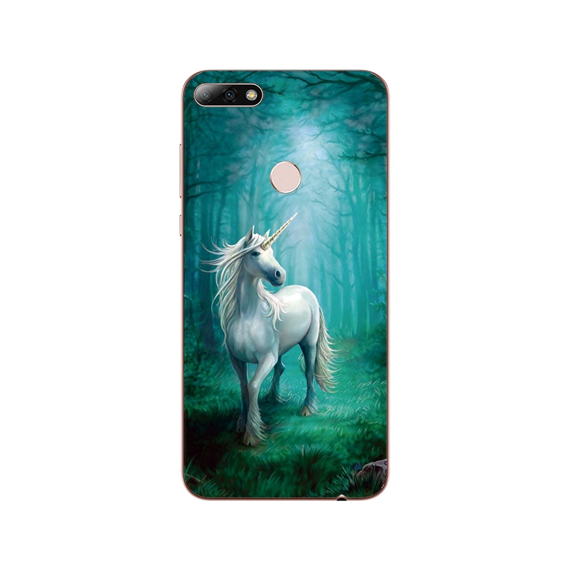 horse unicorn cartoon Phone Case For ZTE Blade V7 V8 Lite Max Mini V9 V10 Vita silicone Cover