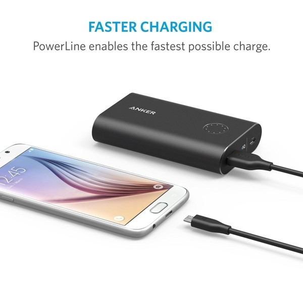 Cáp Micro USB Anker PowerLine 90cm màu trắng